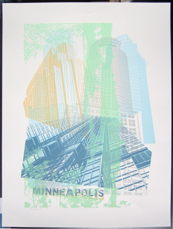 Test Print - Minneapolis Screen Print Poster