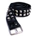 Punk Bike Tube Studded Upcycled Black Belt by Rogue City Killers