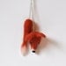 Fox Head and Tail Necklace