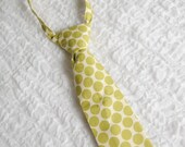 Toddler Ties - Green Polka Dot- Amy Butler Fabric - Boys Neck Ties