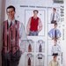 McCalls 7365 Mens Vest Shirt Bow Tie and Tie Pattern