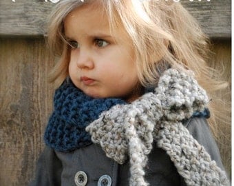 Knitting PATTERN-The Savannah Cowl (Child, Adult sizes)