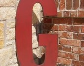 Wedding Letter G Distressed 3 foot Tall Marquee Style 36 inch Painted Large Wood Letters ,Nursery,Photo Props Vintage Style