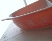 PYREX CASSEROLE DISH Pink Flowers