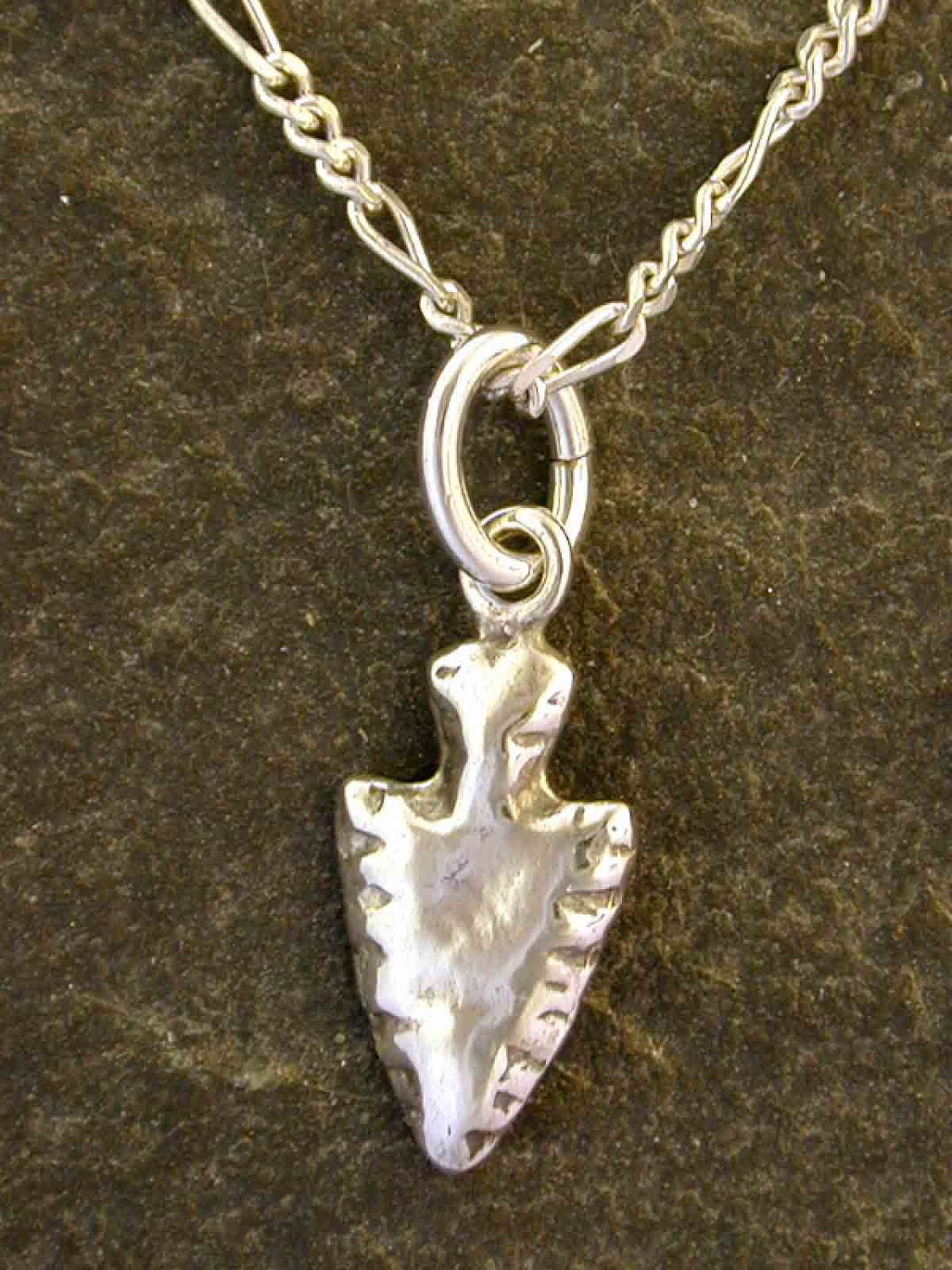 Sterling Silver Arrowhead Pendant on Sterling Silver by peteconder