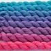 Magenta to Aqua Color Bridge Yarn Set