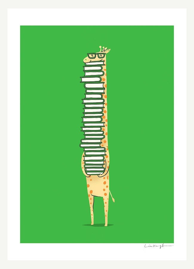 A Book Lover - print