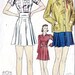1930s Misses Blouse, Shorts and Jacket Vintage Sewing Pattern, Simplicity 3094 Bust 32"