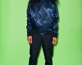 Mens Satin Bomber Jacket