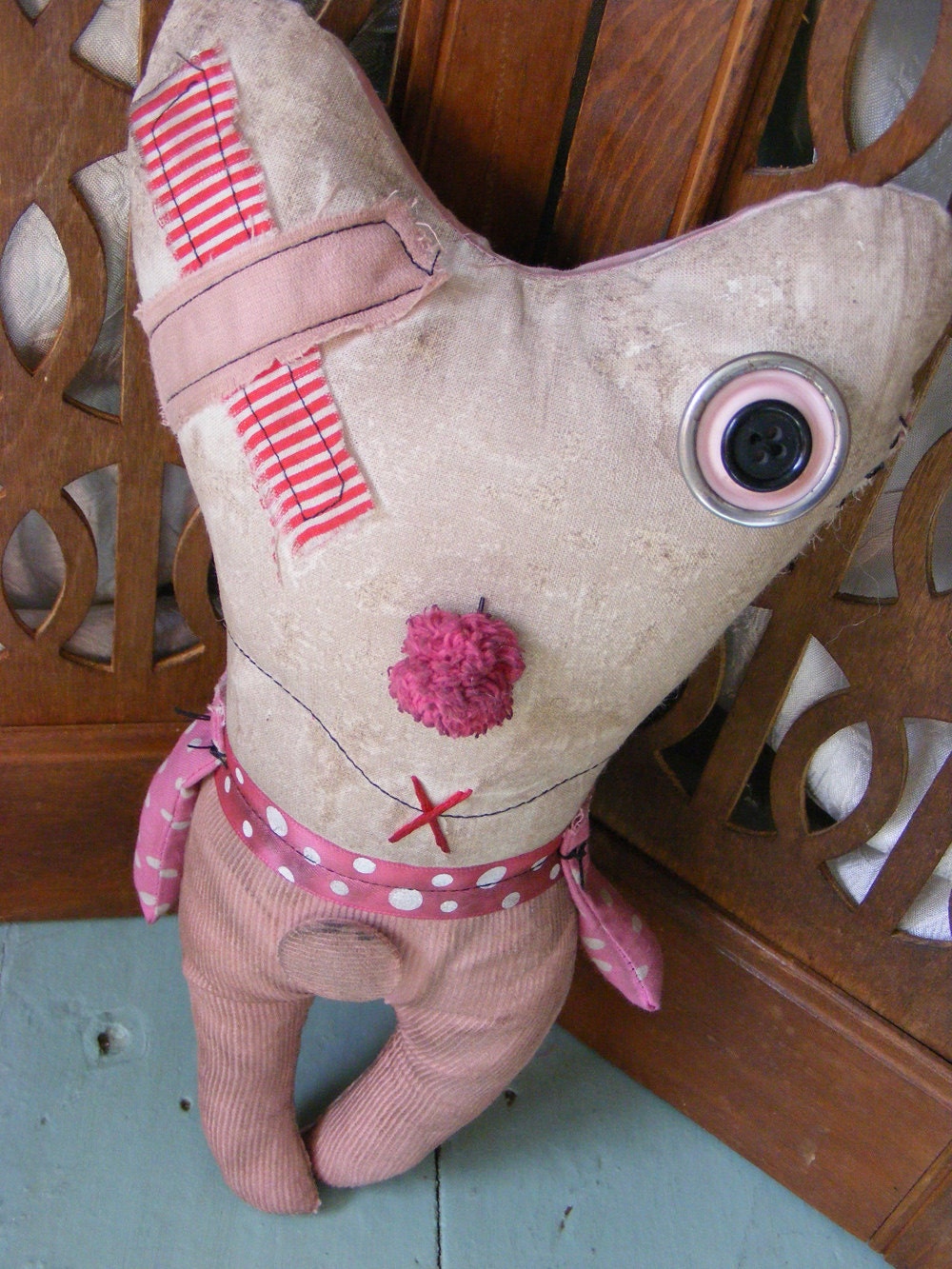 Toofie - Modern Vintage Toothache Rag Doll