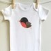 Baby clothes, robin. Long or short sleeve. Your choice of size.