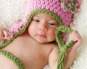 Bright Colors Bear Hat Crochet Pattern (400)