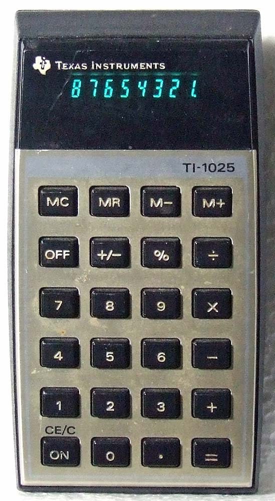 Vintage Texas Instruments Calculator by VirtuallyVintageCT