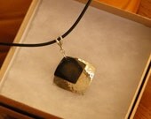 Handmade Metal Choker - Handcut and Hammered Metal Necklace - Nickel Silver and Antiqued Brass Necklace - Ready to Ship