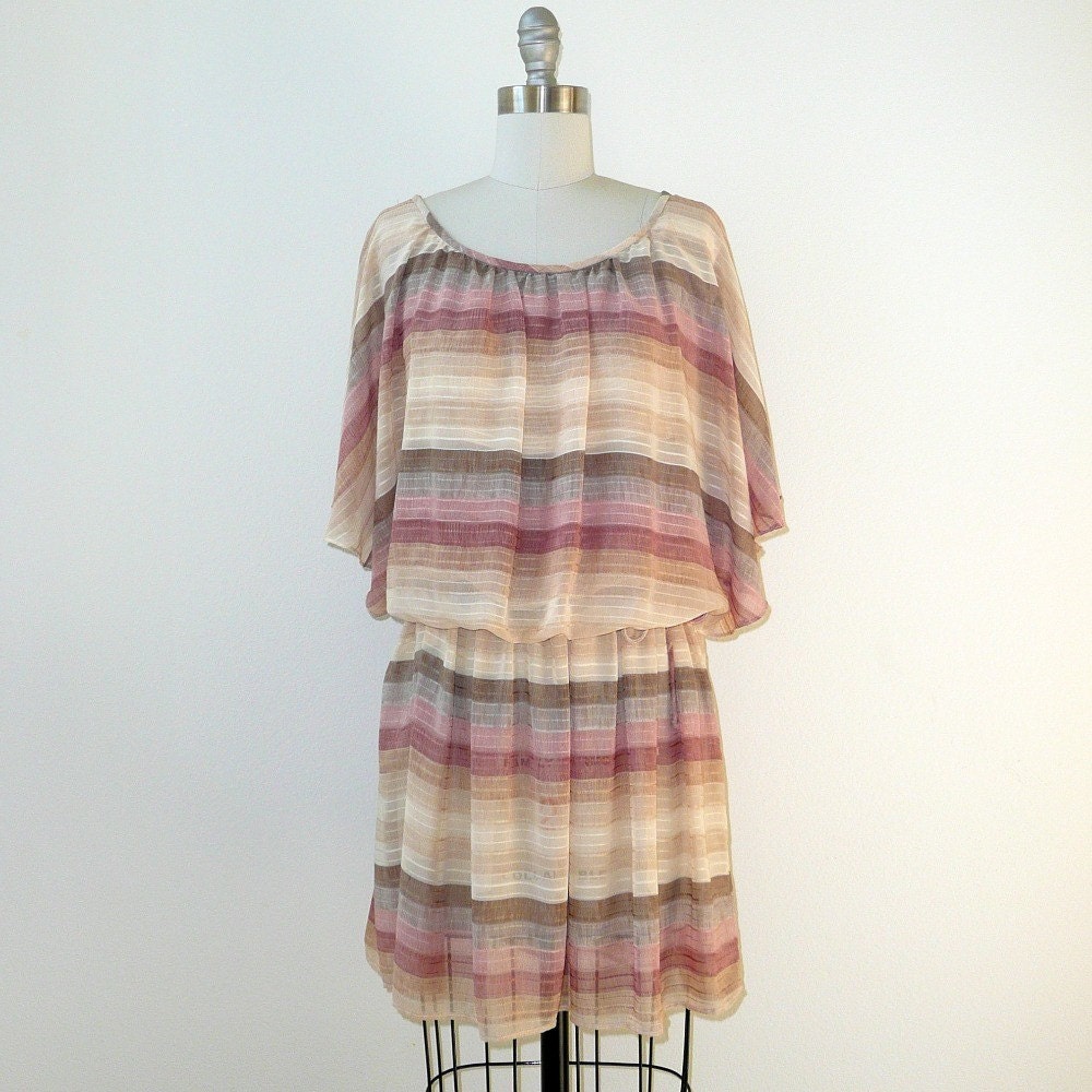 vintage 1970s Dress // Neapolitan