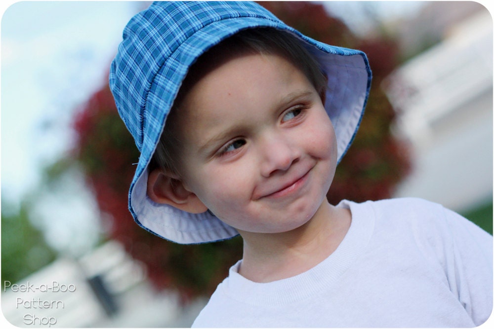 Reversible Bucket Hat: Bucket Hat Pattern, PDF Sewing Pattern