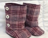 3 Button Boots: Baby Boots Sewing Pattern, Instant Download PDF Pattern