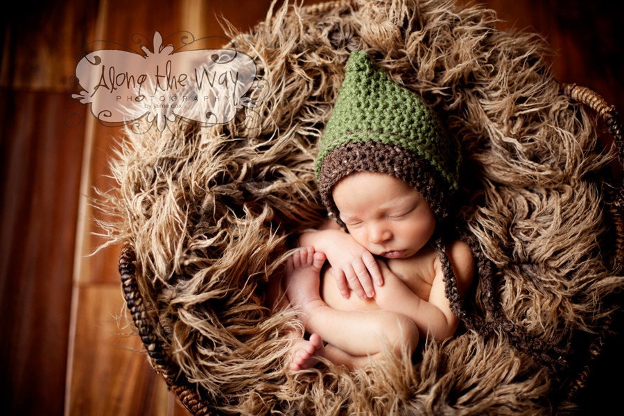 Fairy Tale - Newborn Pixie Hat - Made to Order