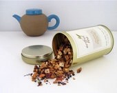 Blueberry Pomegranate Fruit Tea, Luxury Loose Leaf Herbal Infusion, 4 oz. Tin, Caffeine Free, Iced Tea, Healthy Gift for Her