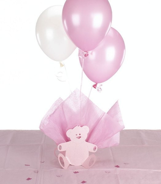 Baby Shower Decorating Kit Teddy Bear Balloon by SetToCelebrate