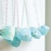 25% OFF - Aquamarine Nugget Necklace - last one