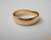 Wide Low Dome Band 14k Gold Filled