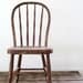 Antique Wood Spindle Chair // Painted Wood Chair