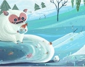 Yeti the Snow Monster -Large Print