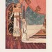 Fairy Tale Art Print, Princess Holding Hands With Prince Begging Him Not To Leave, Kay Nielsen, Antique Children Print, USA, 1975