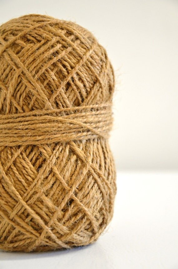 Coffee Sack Brown Rustic Jute Twine / string / Yarn by 464Handmade