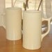 Vintage but Mod Demitasse or Expresso Cups. Cream Colored Ceramic