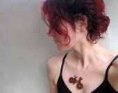 i want to ride my Bicycle Necklace, Bike Necklace, Reclaimed Wood, Gift for a Bike Lover, Eco Friendly