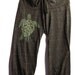 be still my Sea Turtle Pants, Cropped Pants, Yoga Capris, S,M,L,XL