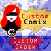 Bracelet--CUSTOM ORDER--Character of your choice bangle bracelet