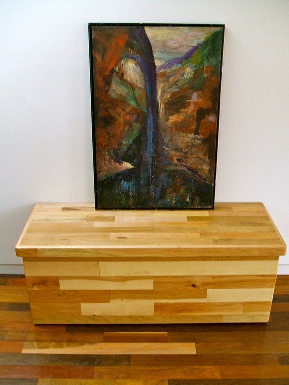 Storage Bench - Reclaimed Timber In a Bold Design