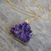 BRAZIL amethyst druzy necklace