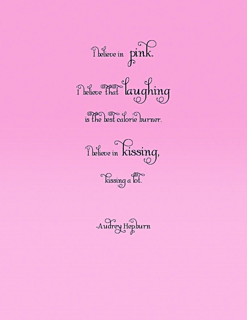 I Believe In Pink Fine Art Print (8x10)