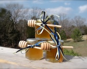 Honey Wedding Favors Mint Green, Bridal Shower Bomboniere, Mini Honey Jar Favors, 30 Jars FIlled With 2013 Honey