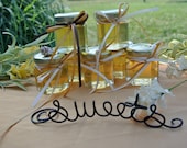 Wedding Honey Favors, Engagement Party,  Anniversary Honey Favors,  Gift Hex Jars, 48