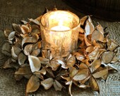 Cotton Bur Wreath - 8" - Natural Cotton Bur - Raw Cotton - Candle Ring - Wedding - Centerpiece - Home Decor - Holiday - Christmas - Gift