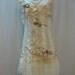 Custom Made Cream Lace with Rosettes Dress