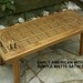 Game Table Cribbage Board Coffee Table in Early American Finish, Father's Day Gift