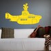 RESERVED The Beatles Yellow Submarine 26W" Turquoise