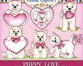 Puppy Love Digital Art Collection