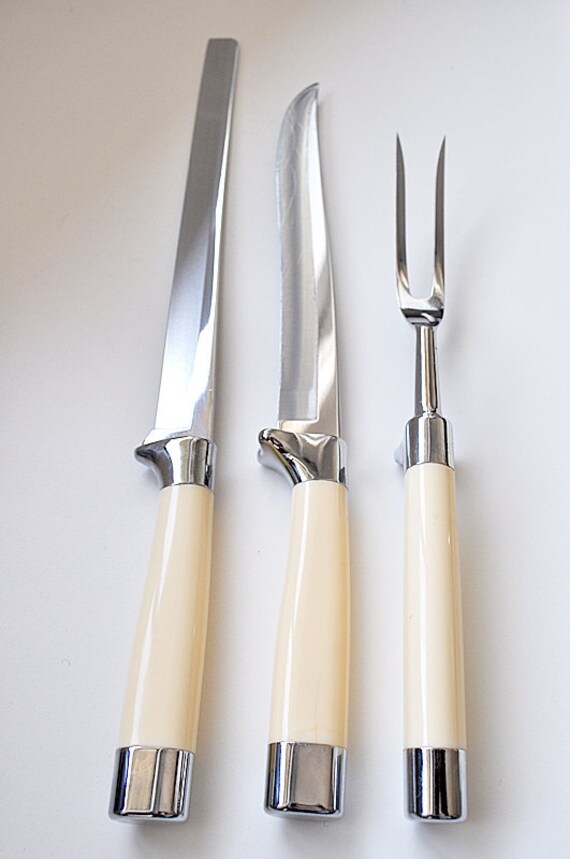 Vintage Carving Set Carvel Hall in Original Case by MaudeAndLola