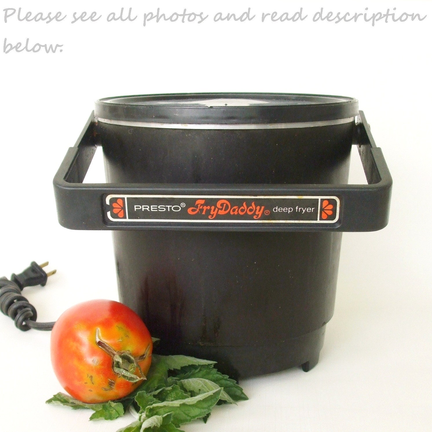 Made in USA Deep Fryer Presto Fry Daddy Vintage by LaurasLastDitch