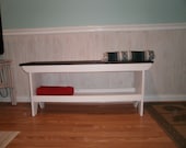 wooden bench 48" table / recycled wood