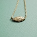 Watchful eye golden necklace