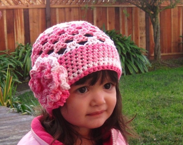 Spring hat pattern - Cute Stuff Beanie - Crochet PDF - Fun and easy to make - Instructions to make baby, toddler, kids, adult Spring