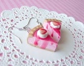 Strawberry Cream Pie Earrings